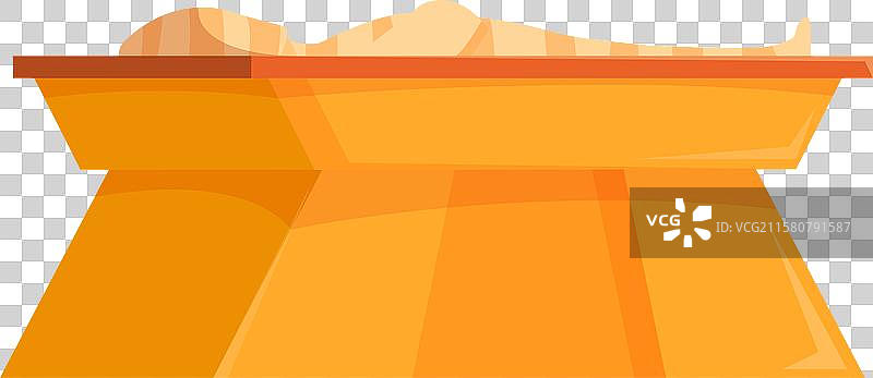 古埃及木乃伊躺在金色的棺材中图片素材