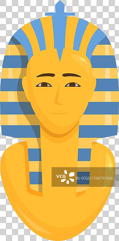 古埃及图坦卡蒙的金色死亡面具图片素材