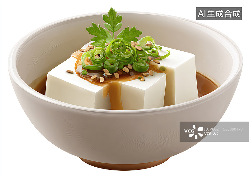 【AI数字艺术】一碗拌豆腐图片素材