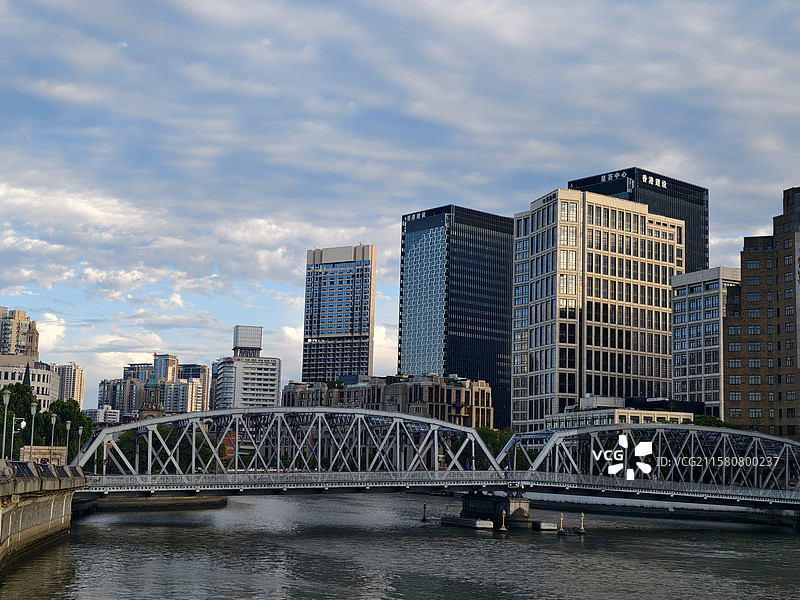 白渡桥的早晨图片素材