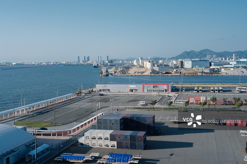 码头集装箱图片素材