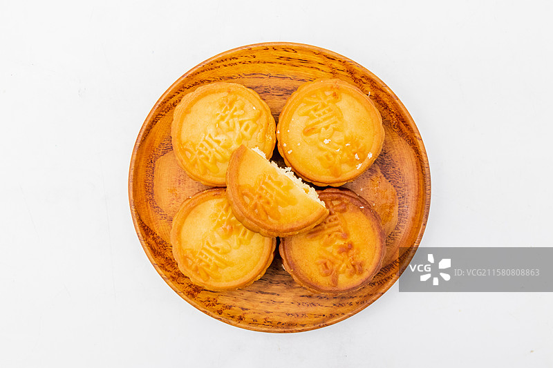 中秋中秋节椰蓉月饼图片素材