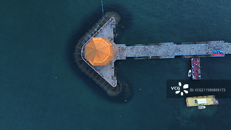 青岛栈桥图片素材