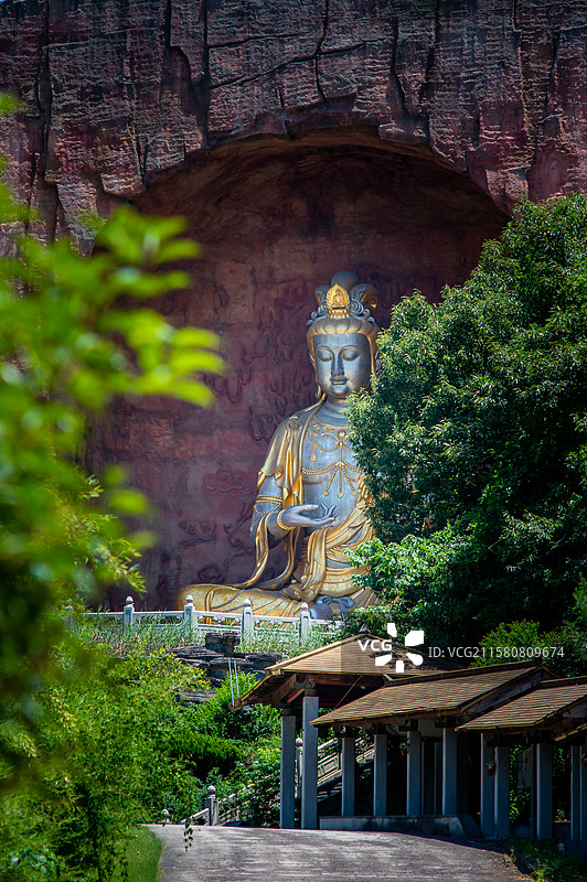 常州市中华孝道园景区-江南石窟图片素材