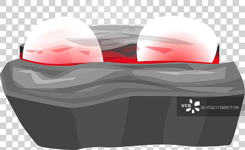 红热的岩浆在地壳下翻滚图片素材