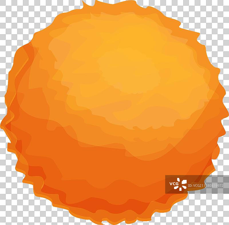 圆形橙色珊瑚礁在海底生长图片素材