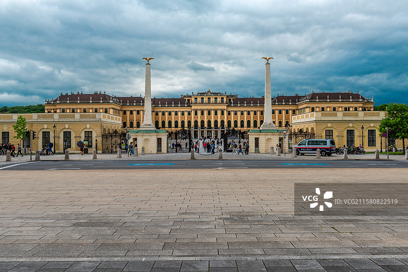 世界文化遗产地——奥地利美泉宫图片素材