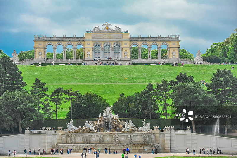 世界文化遗产地——奥地利美泉宫图片素材