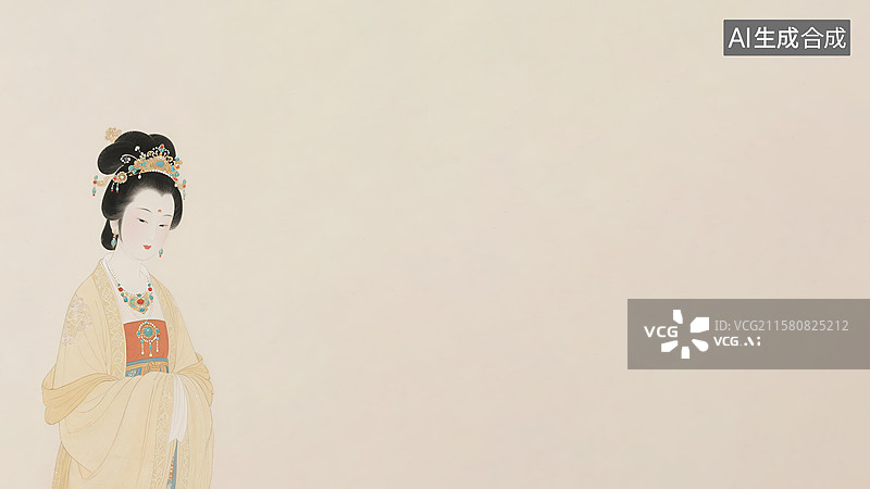 【AI数字艺术】水墨画左下图片素材