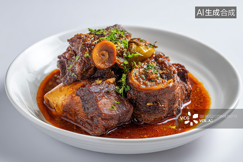 【AI数字艺术】中餐美食-酱牛肉图片素材