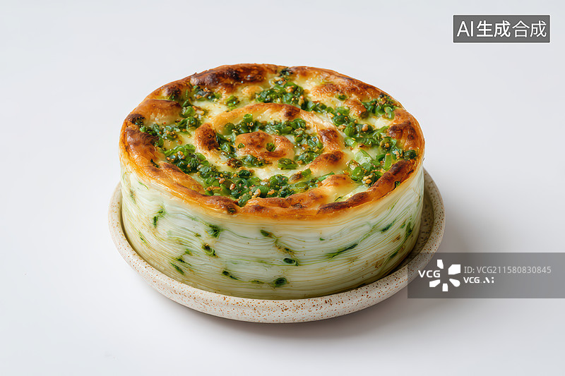【AI数字艺术】中餐美食-千层油糕图片素材