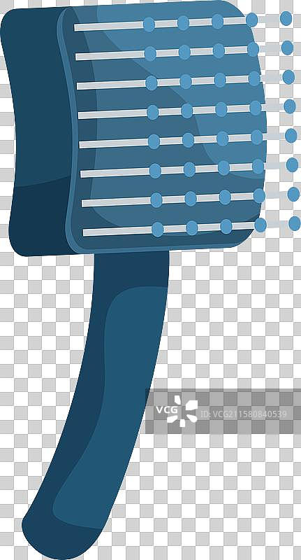 金属刷毛的宠物美容光滑刷图片素材