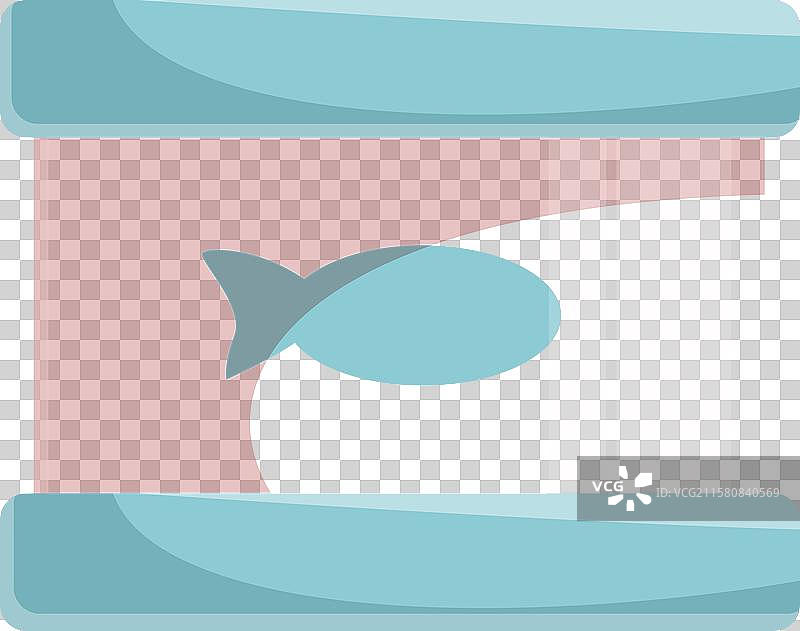 红色铝罐装的腌制鱼图片素材