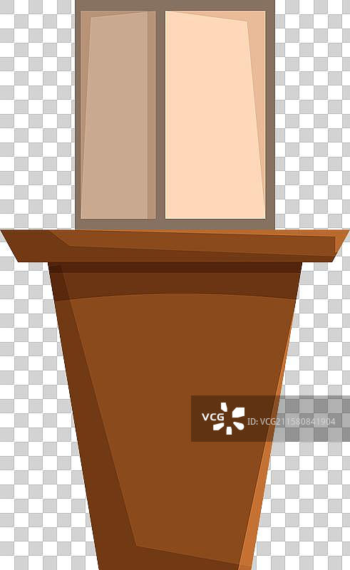 空荡荡的投票站候选人等待选民到来图片素材