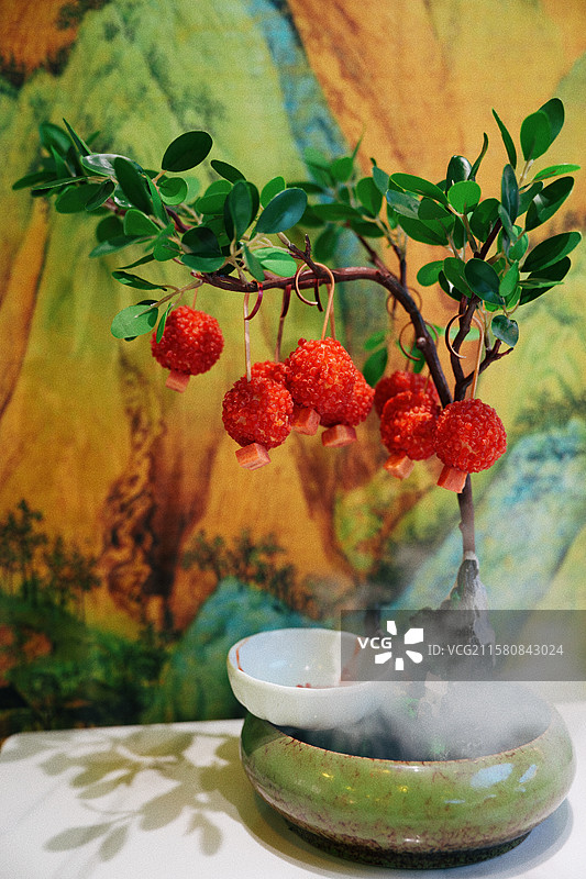 红尘妃子笑（荔枝状虾球）图片素材