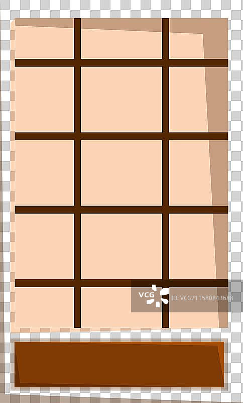 传统日本纸门滑动门与图片素材