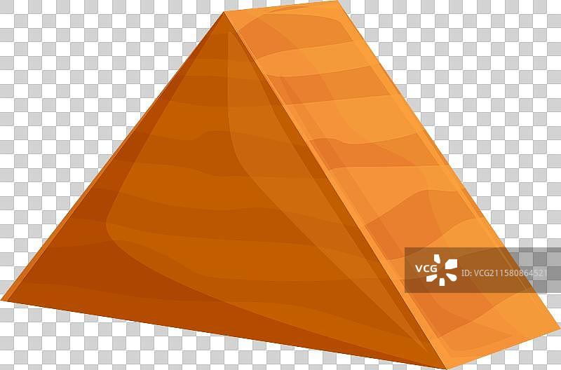 埃及金字塔矗立在沙丘上，展示着它的图片素材