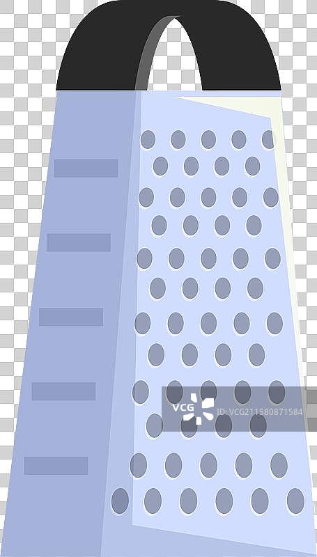 金属擦菜器放置在白色背景上图片素材