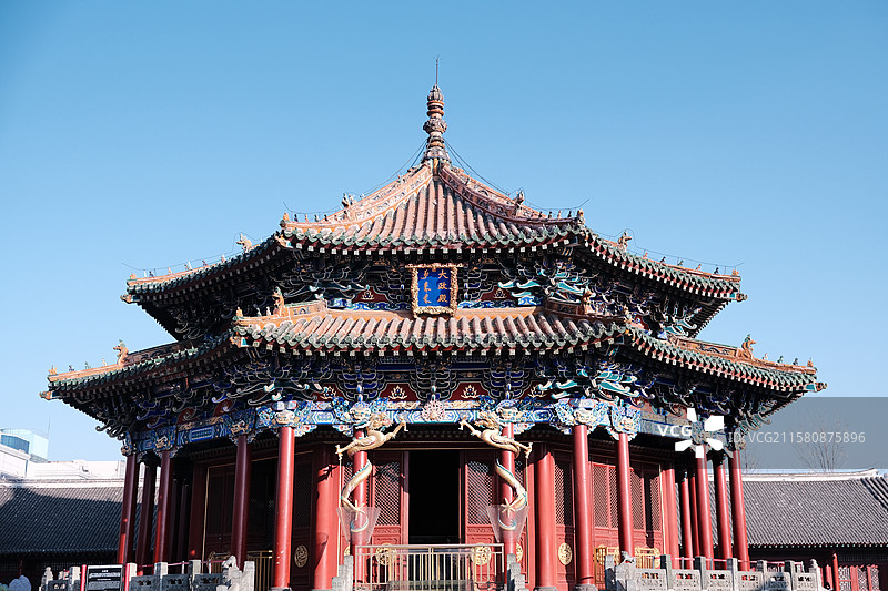 沈阳故宫大政殿图片素材