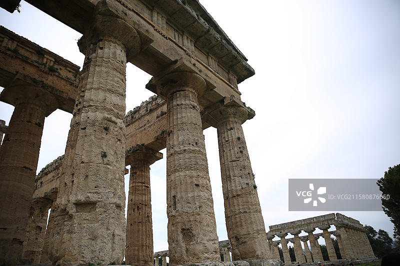 意大利南部之旅：诸神殿堂 - 意大利帕埃斯图姆Paestum图片素材