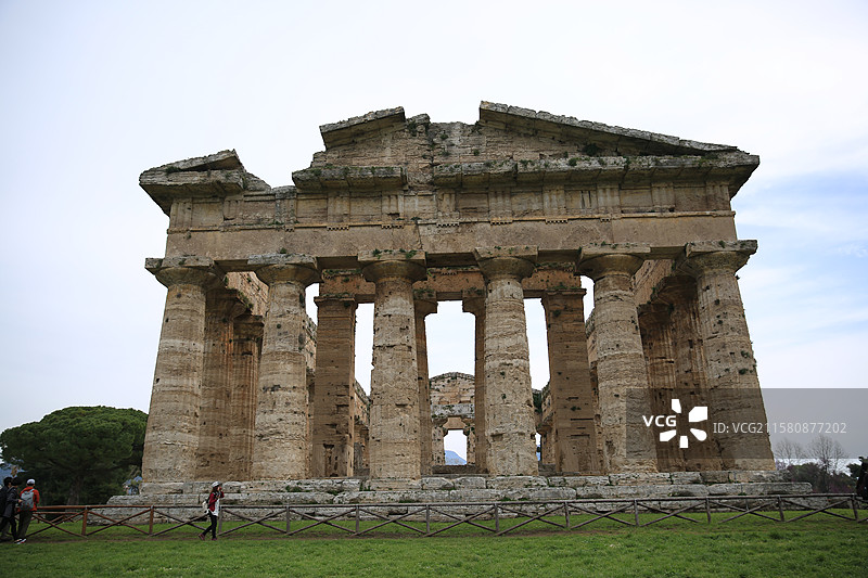 意大利南部之旅：诸神殿堂 - 意大利帕埃斯图姆Paestum图片素材