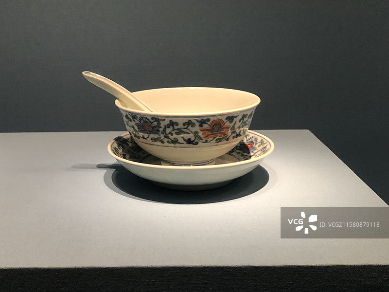毛泽东用过的餐具-湖南韶山毛泽东纪念馆图片素材