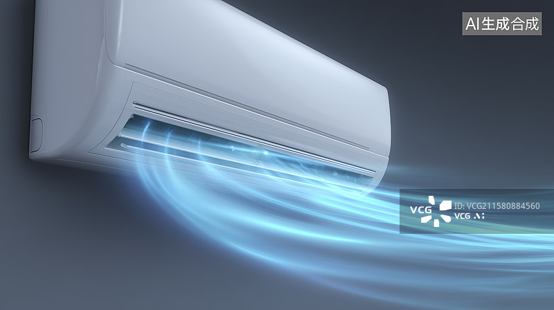 【AI数字艺术】空调制冷图片素材