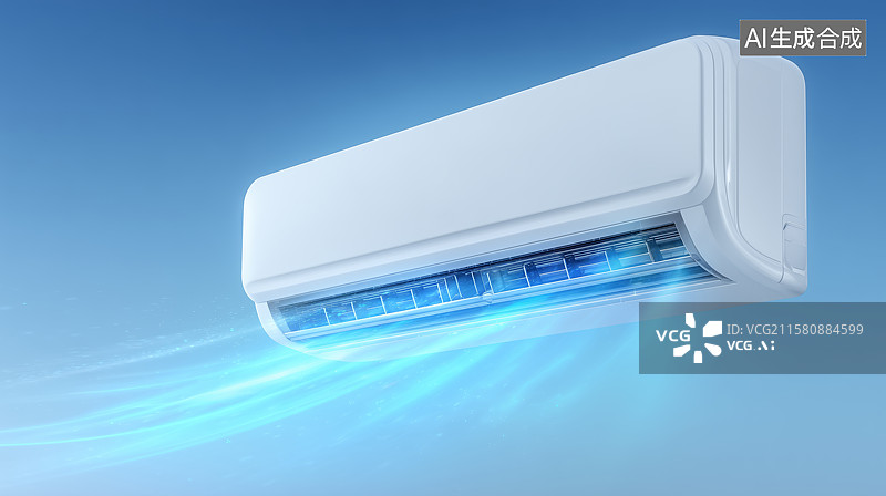 【AI数字艺术】空调制冷图片素材