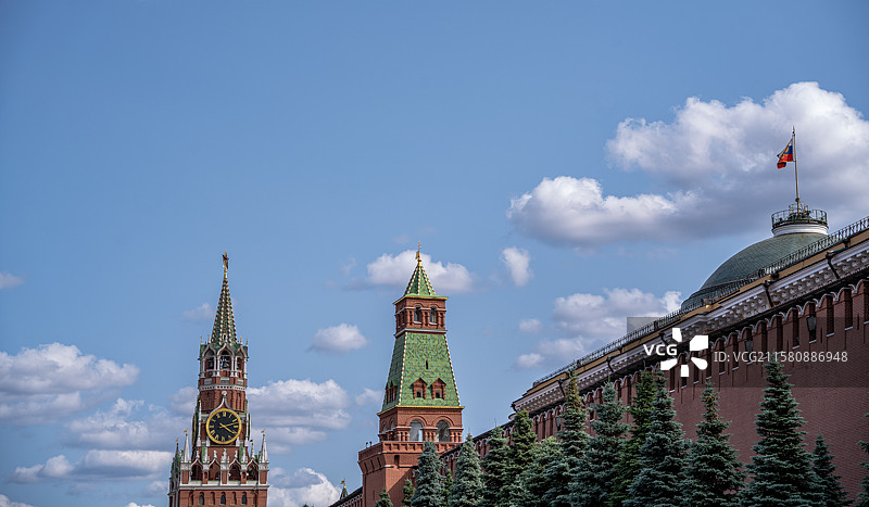 莫斯科红场三大建筑图片素材