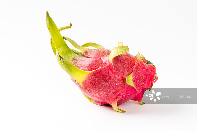 白色背景中的一个火龙果图片素材