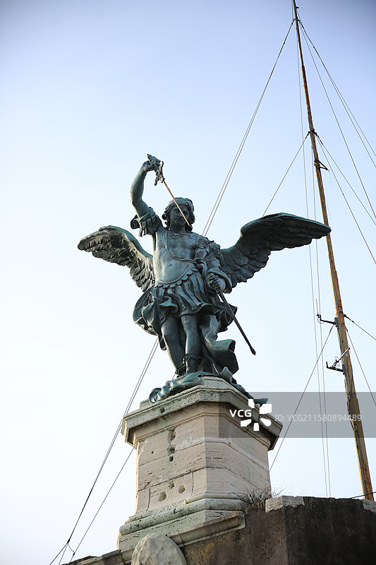意大利首都之旅：意大利圣天使堡Castel Sant’Angelo图片素材