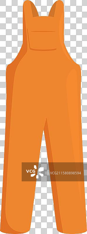 橙色建筑工人工作服提供安全和图片素材