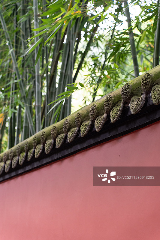 四川成都武侯区武侯祠汉昭烈庙图片素材