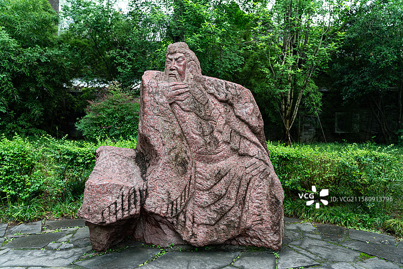 四川成都武侯区武侯祠汉昭烈庙图片素材