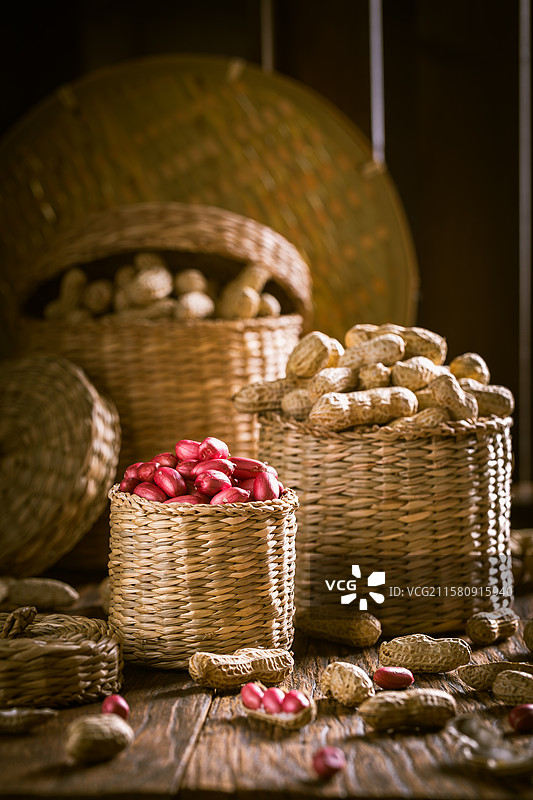 红皮花生图片素材