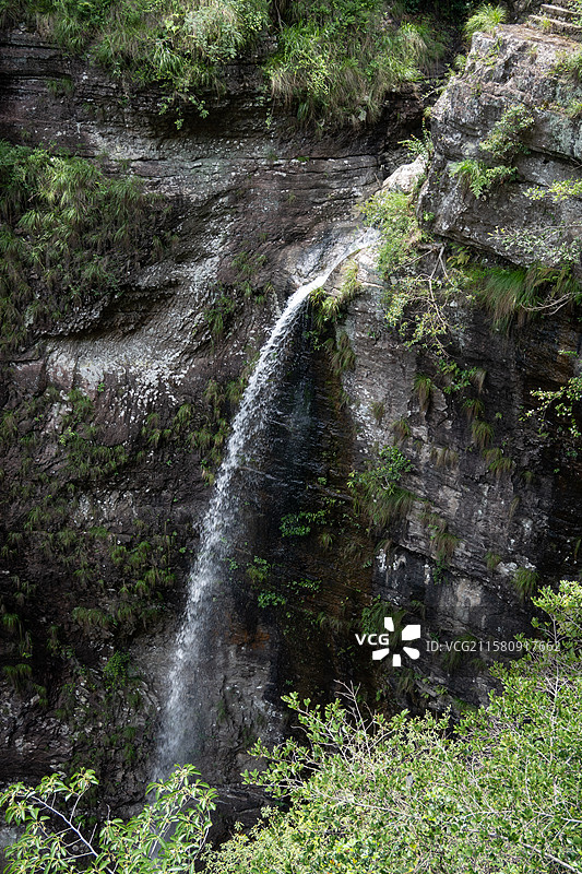雁荡山小龙湫瀑布图片素材