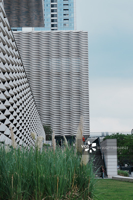 深圳美术馆外立面图片素材