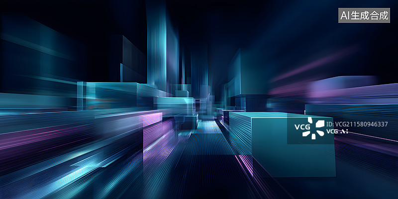 【AI数字艺术】数字幻景海报图片素材