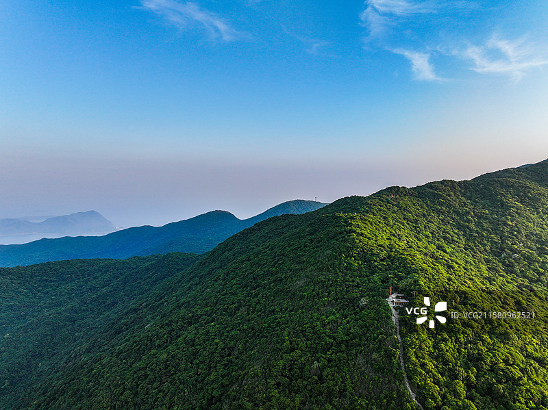 深圳大雁顶山海景观图片素材