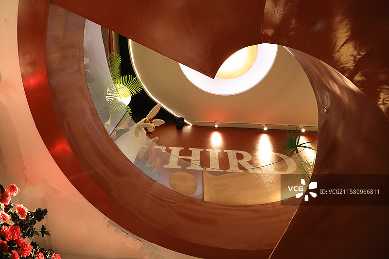 裕后街螺旋楼梯图片素材