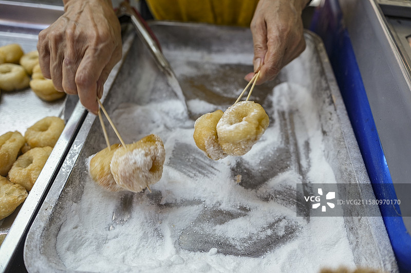 白糖糕，江西白糖糕，甜食，甜品，甜点，早餐，小吃，，街边小吃，街边摊，南昌美食，大士院，南昌大士院图片素材