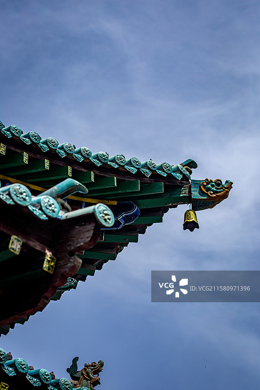 山西平遥古城飞檐图片素材