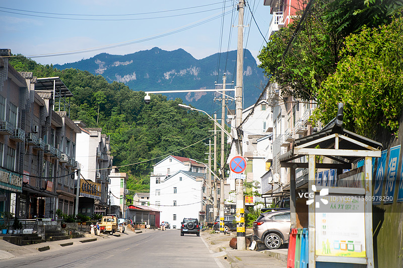 山城小镇的宁静日常图片素材