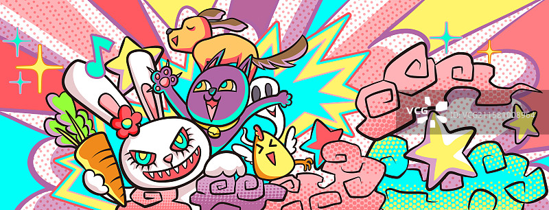 疯狂动物趴图片素材