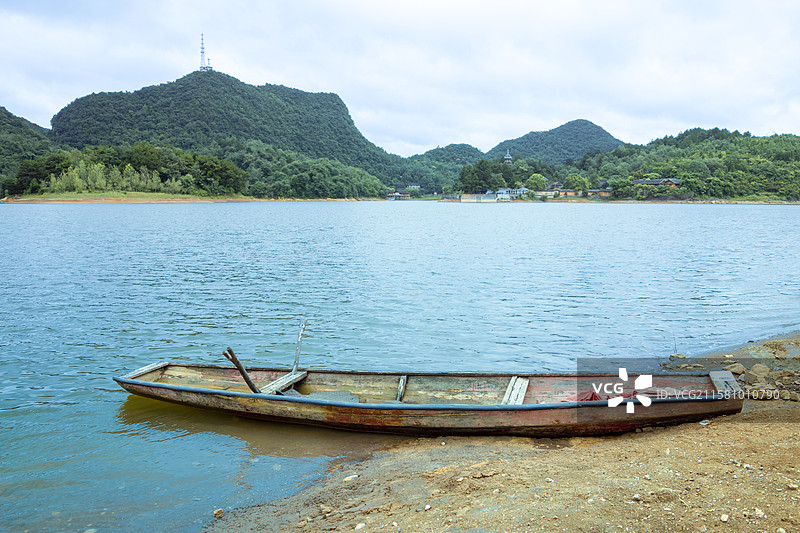贵州省贵阳市“红枫湖”风光图片素材