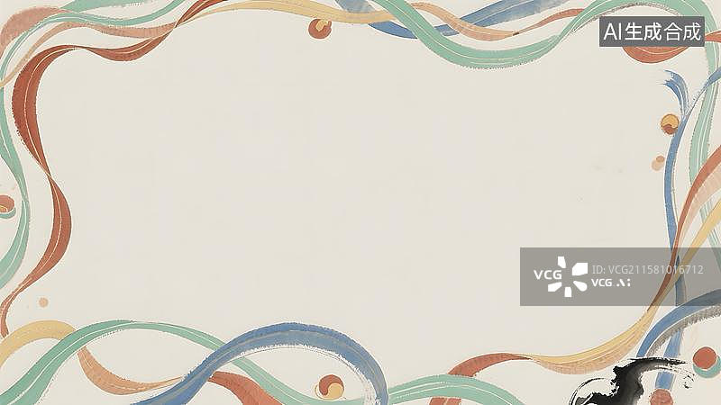 【AI数字艺术】水墨画环绕图片素材