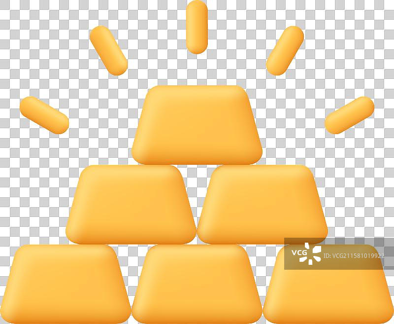 黄金条或黄金砖商业金融图片素材