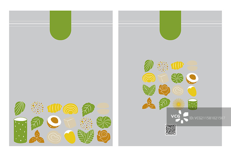 中药饮片通用袋自立袋包装设计图片素材