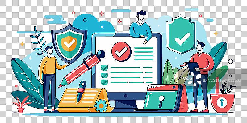 团队在大屏幕上协作图片素材