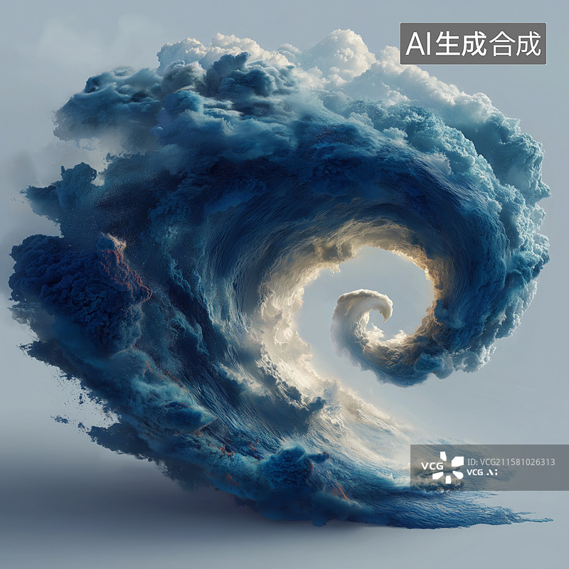 【AI数字艺术】抽象漩涡背景图图片素材